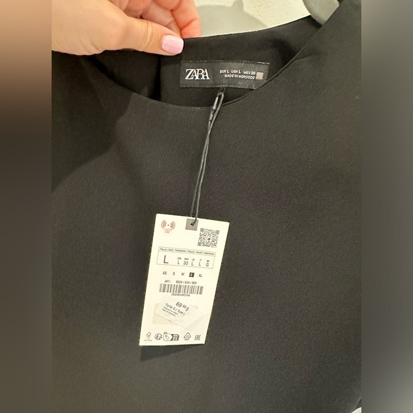 NWT Zara Black Dress - Picture 4 of 4